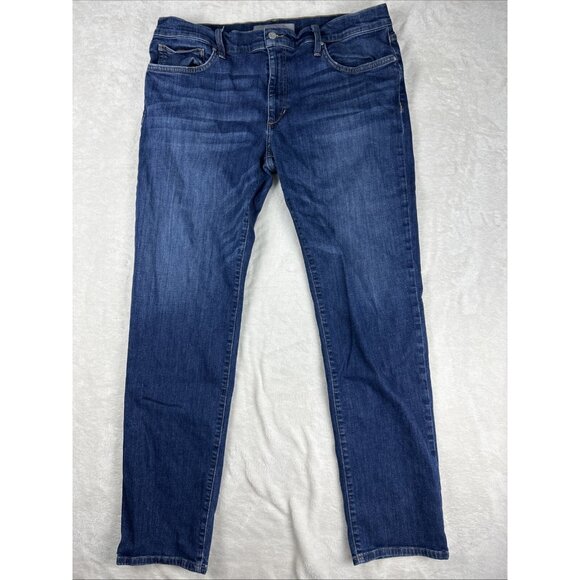 Joe's Jeans Mens 38 X 33 The Brixton Straight + Narrow Stretch Casual Blue Denim - Picture 1 of 9